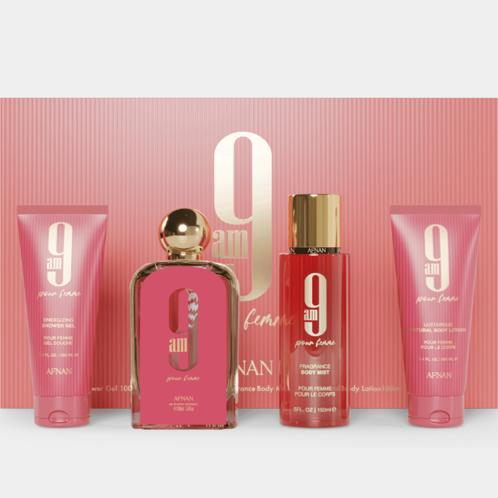Afnan GIFT SET 9 AM POUR FEMME
