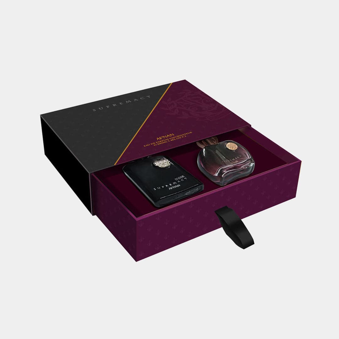 Afnan GIFT SET SUPREMACY NOIR & PURPLE