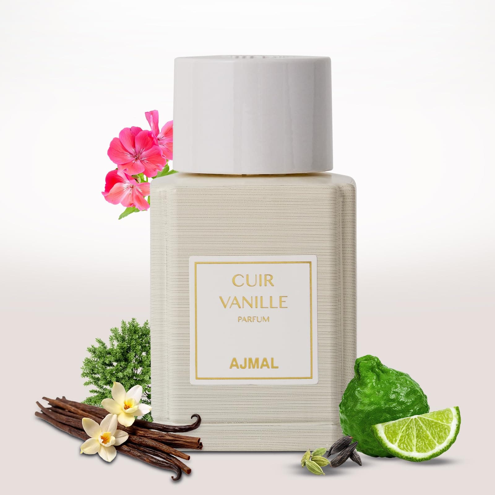 Ajmal Oud Marquis Cuir Vanille Perfume 3.4 Fl Oz / 100 ML For Men
