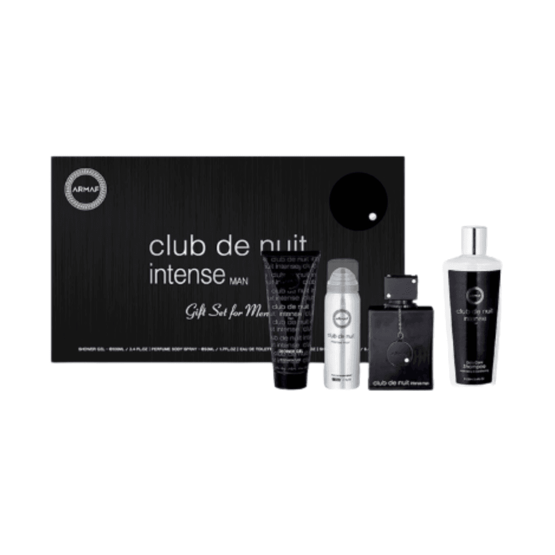 Armaf CLUB DE NUIT INTENSE MAN GIFT SET + SHAMPOO 4 PCS