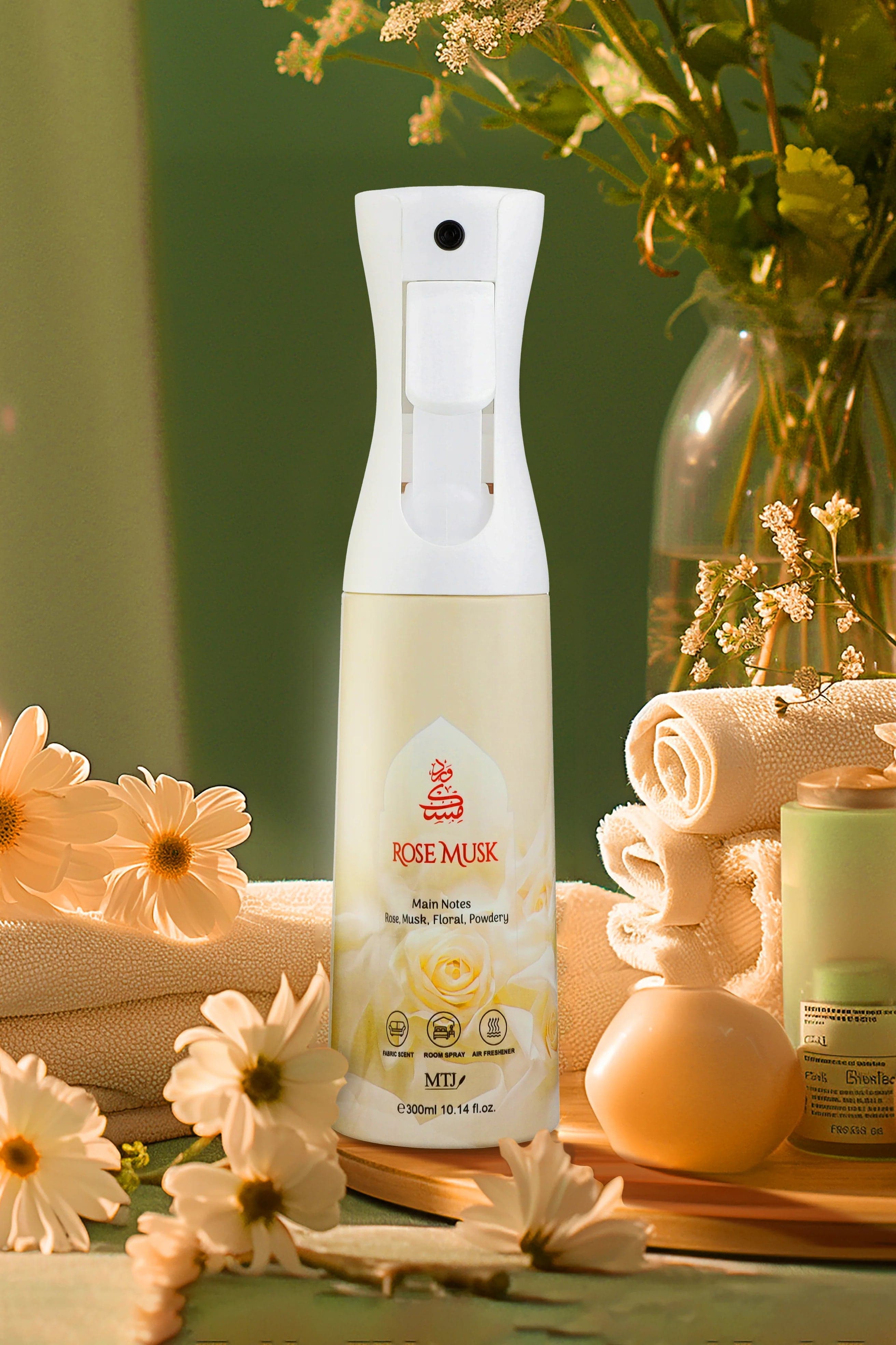MTJ Fragrances ROSE MUSK FABRIC SCENT / ROOM SPRAY