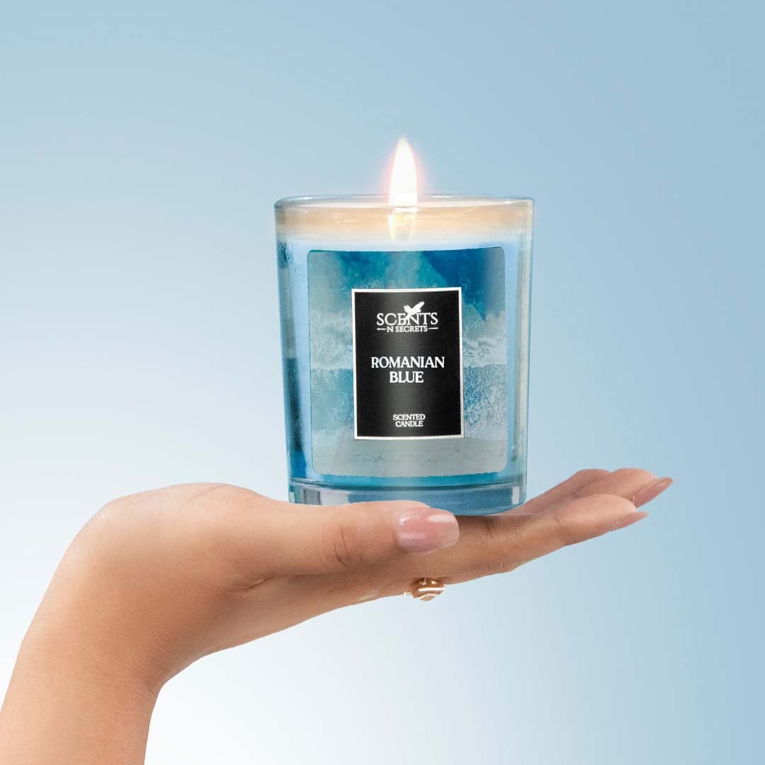 Scents N Secrets Romanian Blue Scented Candle